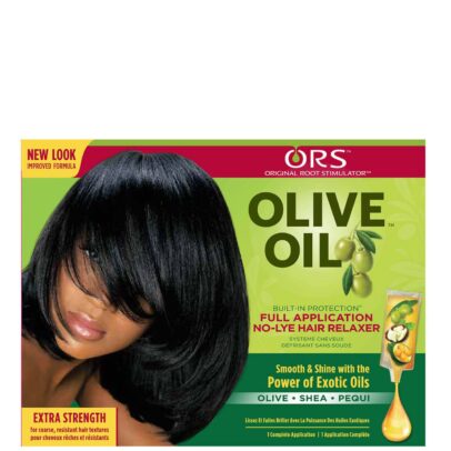 ORS OLIVE OIL BUILT-IN PROTECTION NO-LYE HAIR RELAXER EXTRA STRENGTH