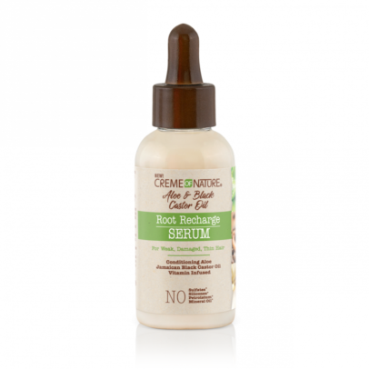CREME OF NATURE ALOE & BLACK CASTOR OIL Root Recharge Serum