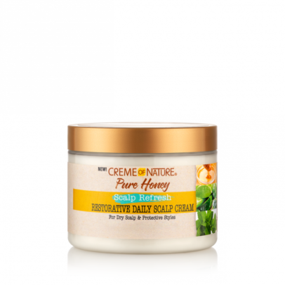 CREME OF NATURE PURE HONEY Scalp Refresh Restorative Daily Scalp Cream