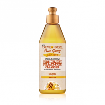 CREME OF NATURE PURE HONEY Hair Food Strengthening Pure Delight Sulfate-Free Cleanser