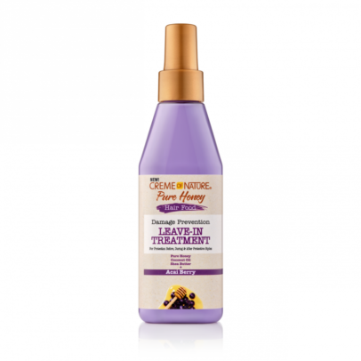 CREME OF NATURE PURE HONEY Hair Food Damage Prevention Leave-In Treatment