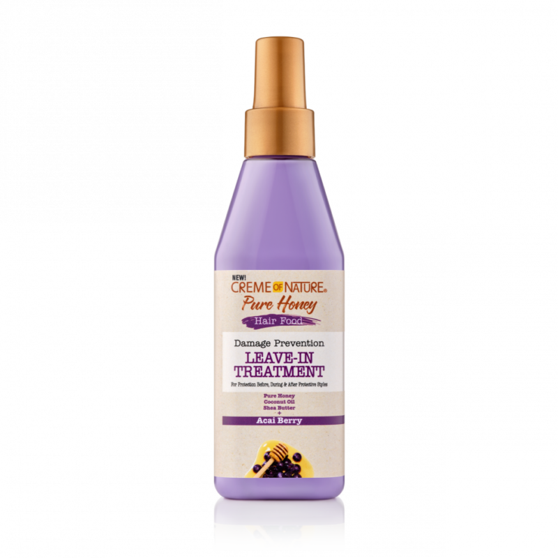 CREME OF NATURE PURE HONEY Hair Food Damage Prevention Leave-In Treatment