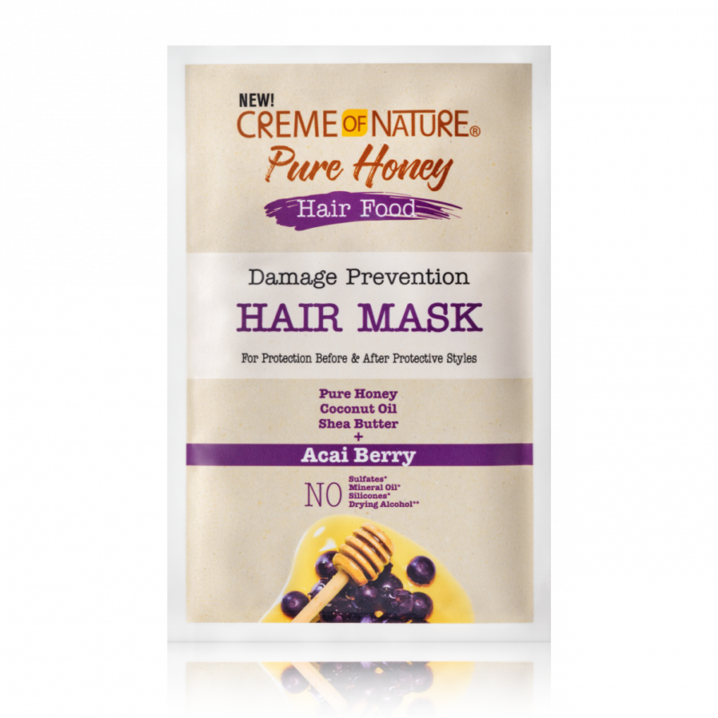 CREME OF NATURE PURE HONEY Hair Food Damage Prevention Hair Mask