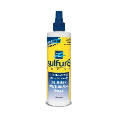 Sulfur8 Fresh Medicated Anti-Dandruff Oil Sheen Moisturizing Spray