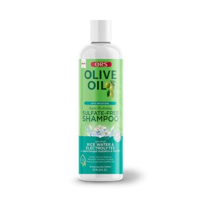 ORS OLIVE OIL MAX MOISTURE SUPER HYDRATING SULFATE-FREE SHAMPOO
